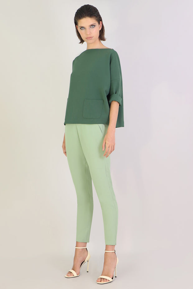 Fluid Slim Leg Pant Sage