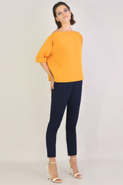 Tissue Swing Top With Pockets 3/4sl Earth
