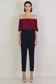 Fluid Slim Leg Pant Navy