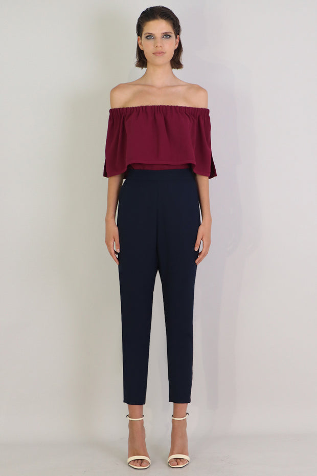 Fluid Slim Leg Pant Navy