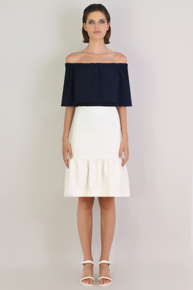 Peplum online skirt midi
