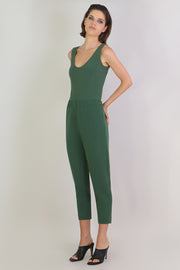Tissue Narrow Crop Pant Khaki