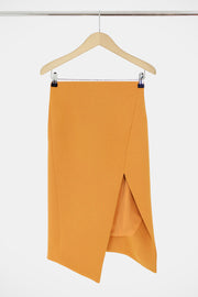 Tissue Asymmetric Split Skirt Earth