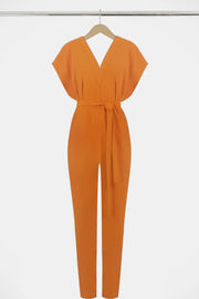 Fluid Easy V Jumpsuit Orange