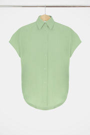 Circle Blouse Cap/Sl Sage